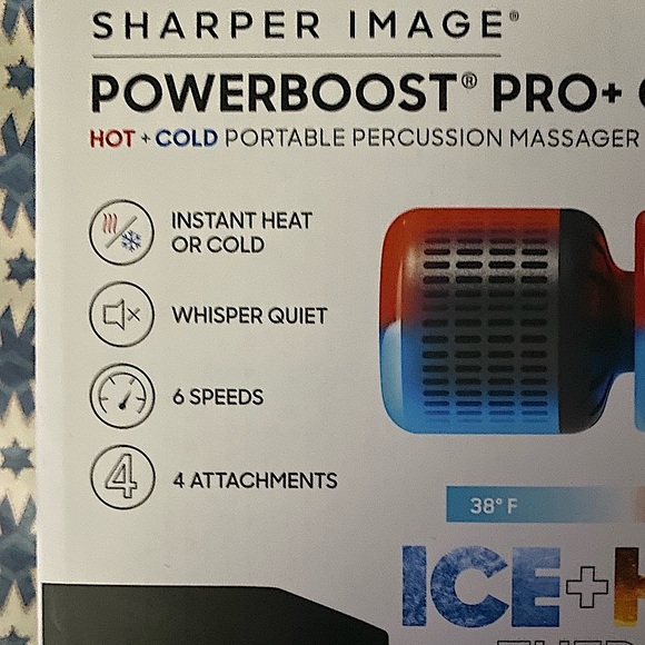 ✨The Sharper Image - Powerboost Pro+ Compact Hot & Cold Percussion Massager✨NEW✨ - Picture 5 of 16